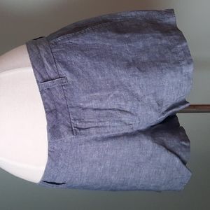 Gap blue linen shorts